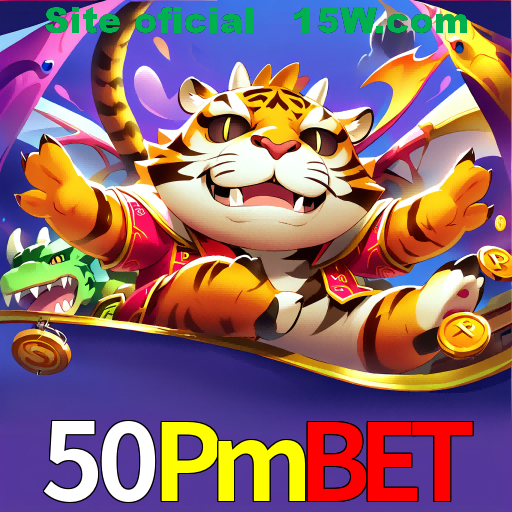 Imagem promocional da 50Pmbet mostrando a plataforma e suas vantagens